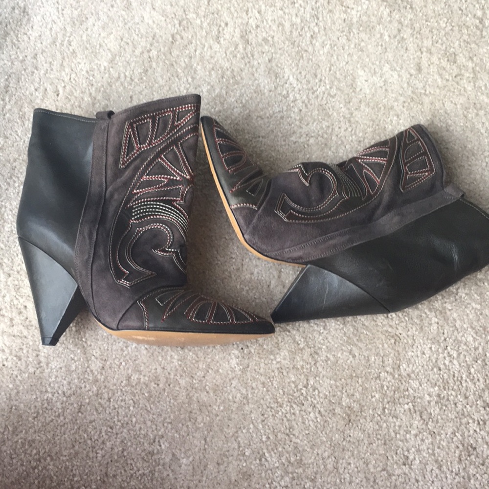 Isabel Marant Berry Embroidered Boots Size 41
